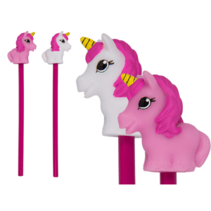 Pencil with topper, Unicorn,