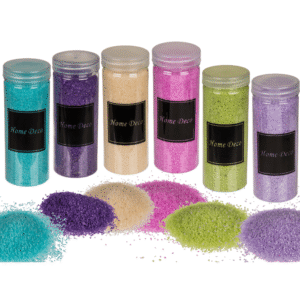 Deco sand, fine grained, 6 colours ass.,