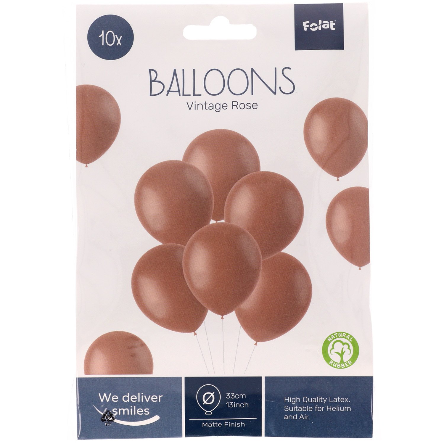 Balloons Vintage Rose 33cm - 10 pieces - Image 2