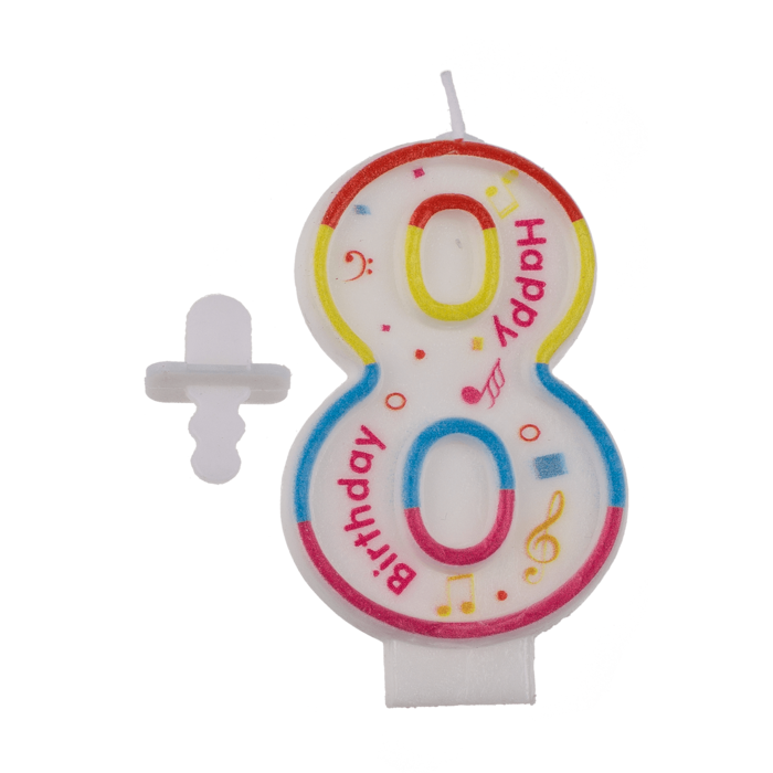 Number Candle - Number 8 - Image 3