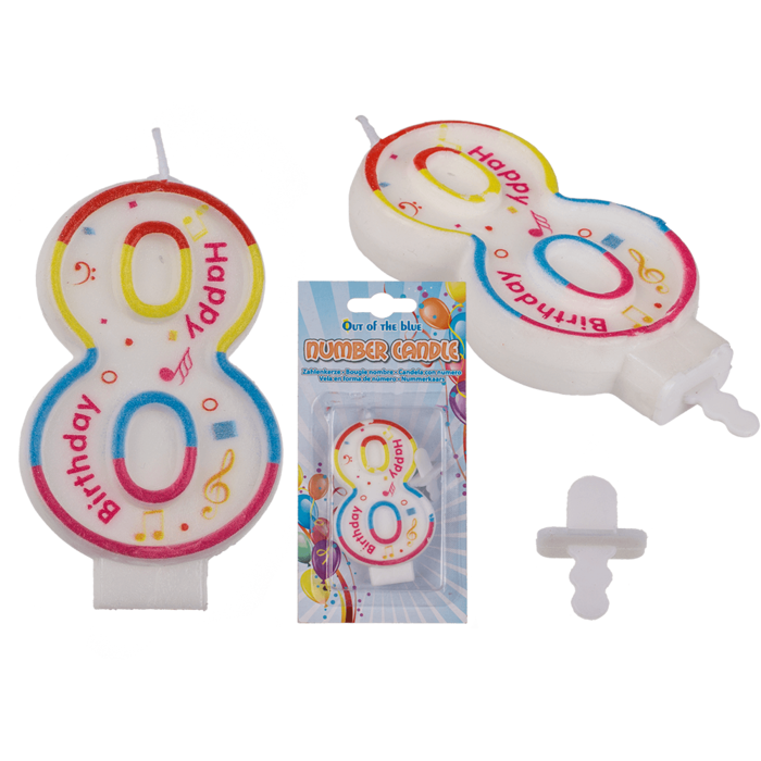 Number Candle - Number 8