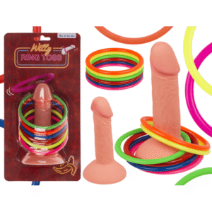 Ring toss game, Penis, with 6 rings,