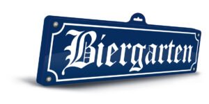 3D Sign October Beer Festival Beer Garden