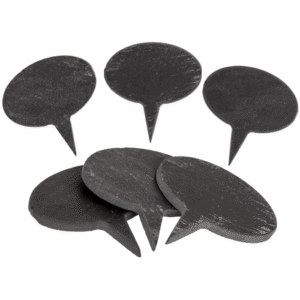 Oval plant tag for sticking,