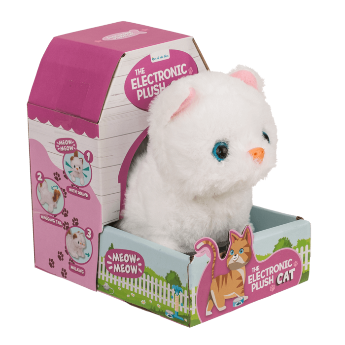 Electronic Plush Cat , 18 x 14 x 16 cm, - Image 3