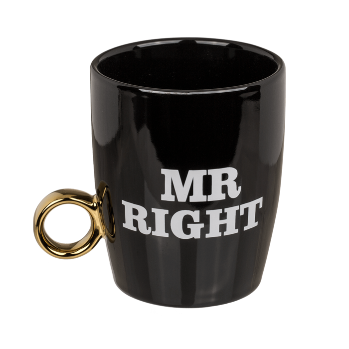 Ceramic mug, Mr Right & Mrs Always Right - Image 3