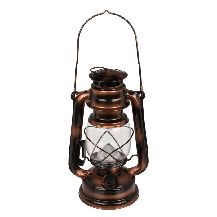 LED metal storm lantern, 15 x 25 cm, for 2 x - Image 4