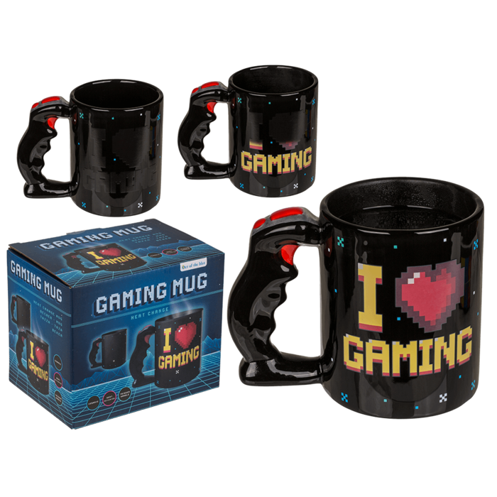 Mug, I Love Gaming, with thermal effect,