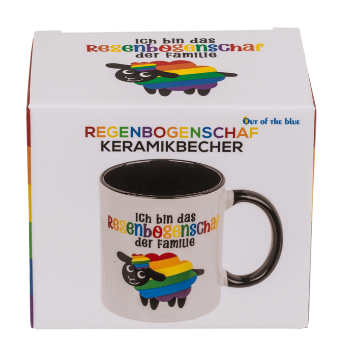 Mug, Rainbow-Sheep, Stoneware, - Image 2