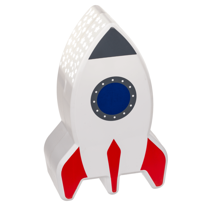 Night light with star projector, rocket, - Image 4