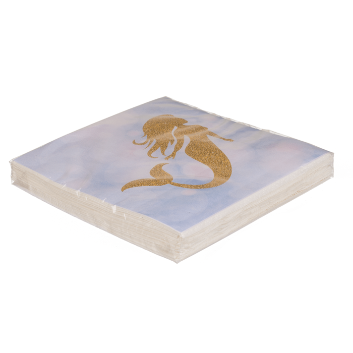 Paper napkins, Mermaid, ca. 33 x 33 cm, - Image 4