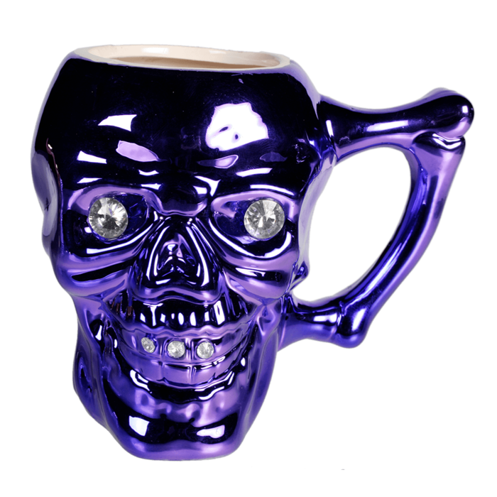 Mug, Skull with crystal stones, - Image 3