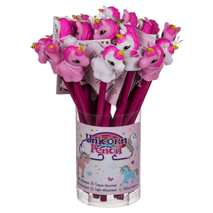 Pencil with topper, Unicorn, - Image 2
