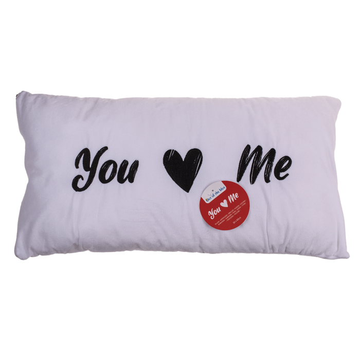 Cushion, You - Me, 30 x 60 cm, - Image 2