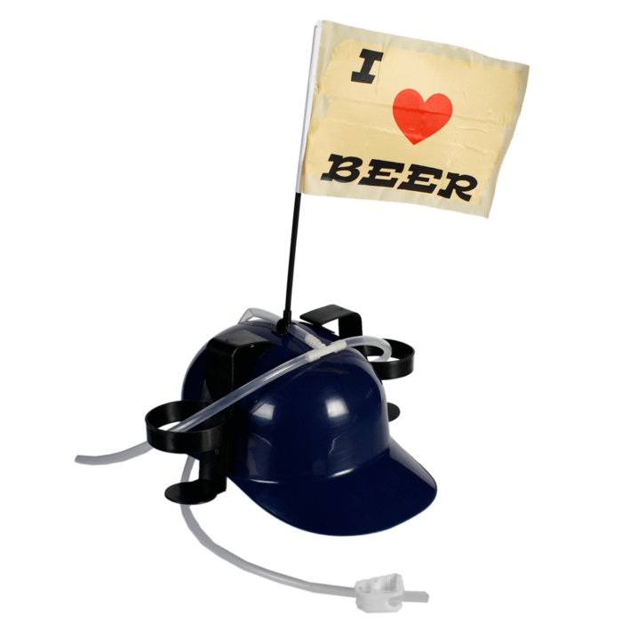 Drinking helmet, I love Beer with flag, - Image 4