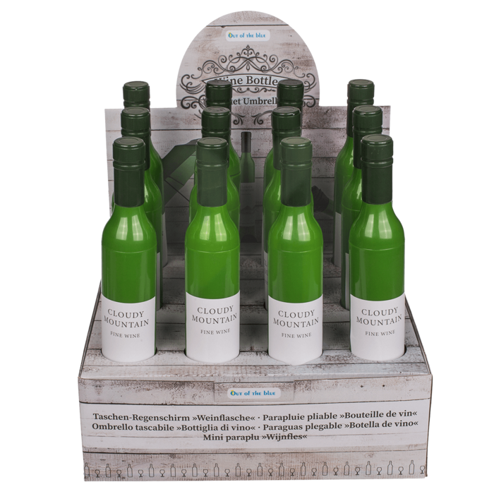 Pocket Umbrella, White Wine bottle, - Image 2