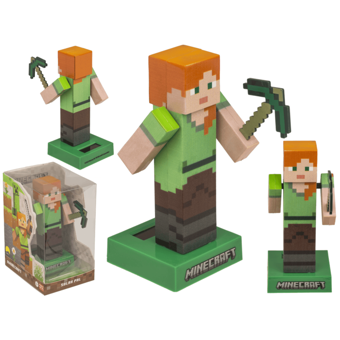 Solar Figurine, Minecraft - Alex,