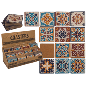 Cork Coaster, Mosaic,