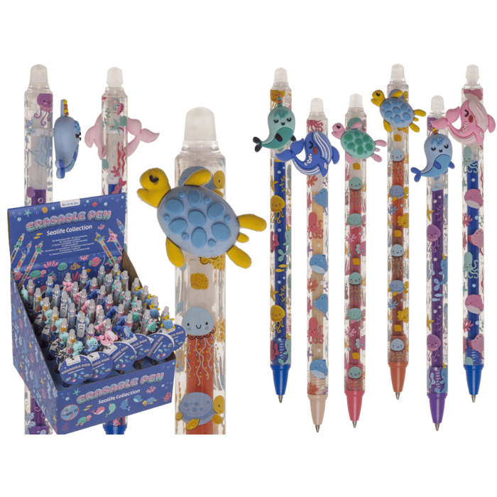 Erasable Pen, Sealife Collection,