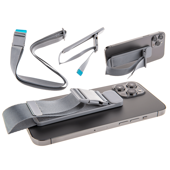 Multifunction phone holder with flexible strap, - Image 3