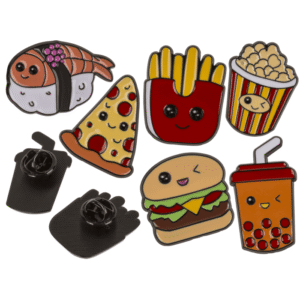 Metal pin, Fast Food, 3 cm,