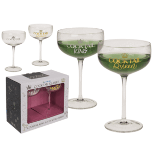 Cocktail glass set, Cocktail King and