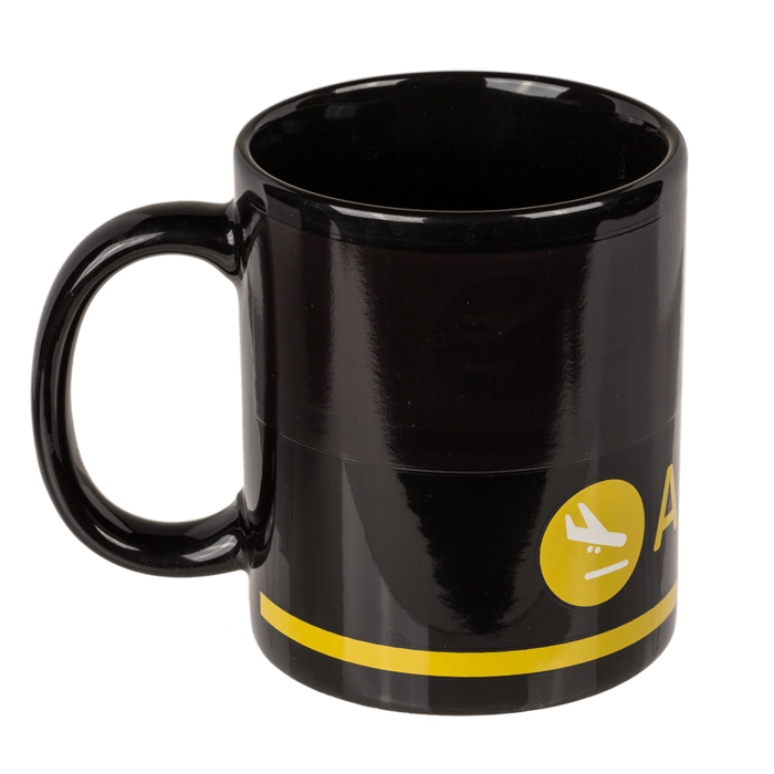 Mug, Airport, ca. 9 x 8,5 cm, stoneware, - Image 4