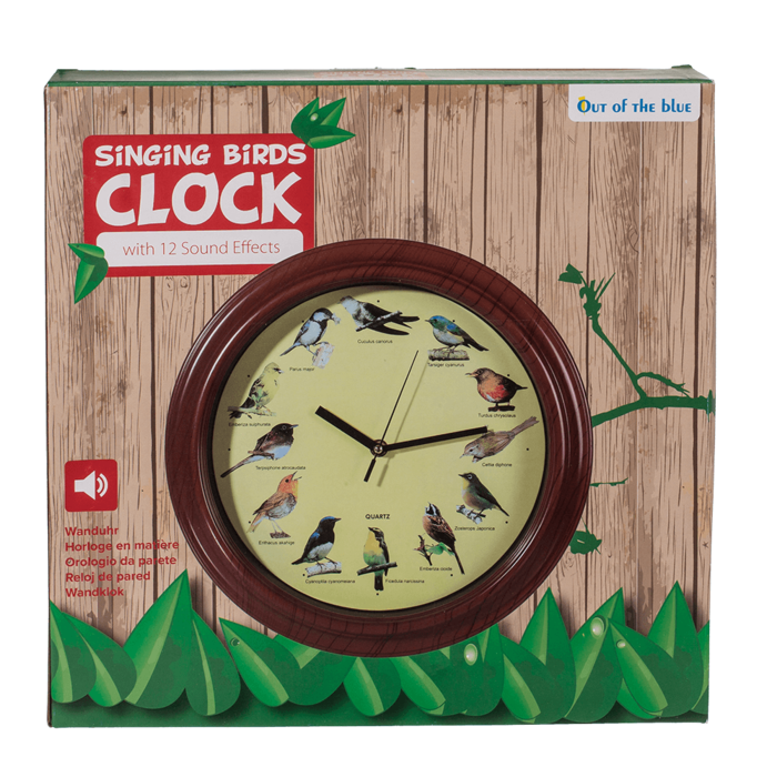 Wall Clock with bird sound, - Image 2