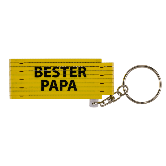 Keychain, Plastic Folding Ruler with wording, - Image 4