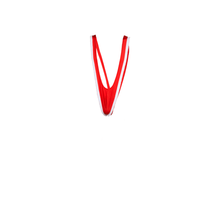 Man Swimsuit, Christmas Mankini, - Image 3