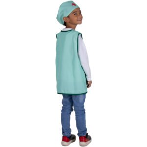 Doctor Vest - Sleeveless - With Surgical Cap - 98–110 cm / 3–5 years