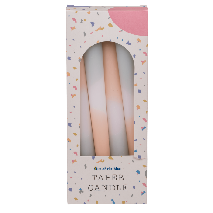 Taper candle with colour gradient, Pastel, - Image 2