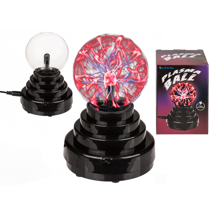 Plasma ball, ca. 10 x 14 cm,