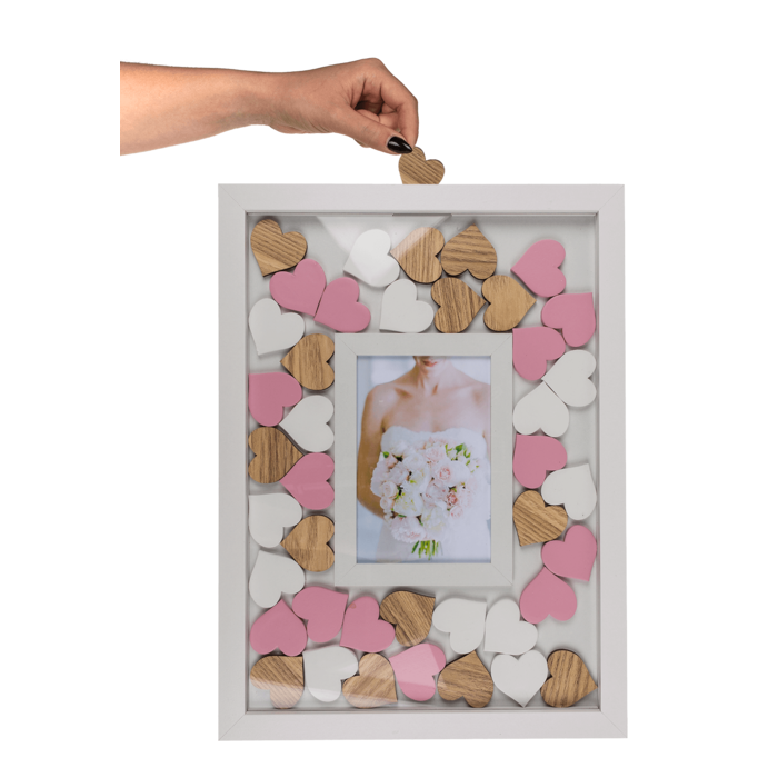 Guest book in picture frame with 42 writable, - Image 2