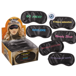 Eye Mask with English slogans,