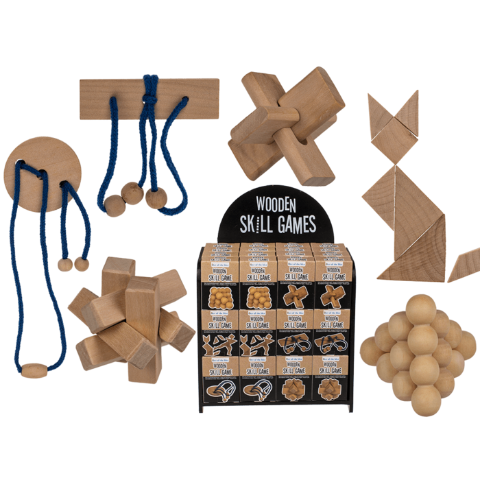 Wooden skill game, Puzzle,