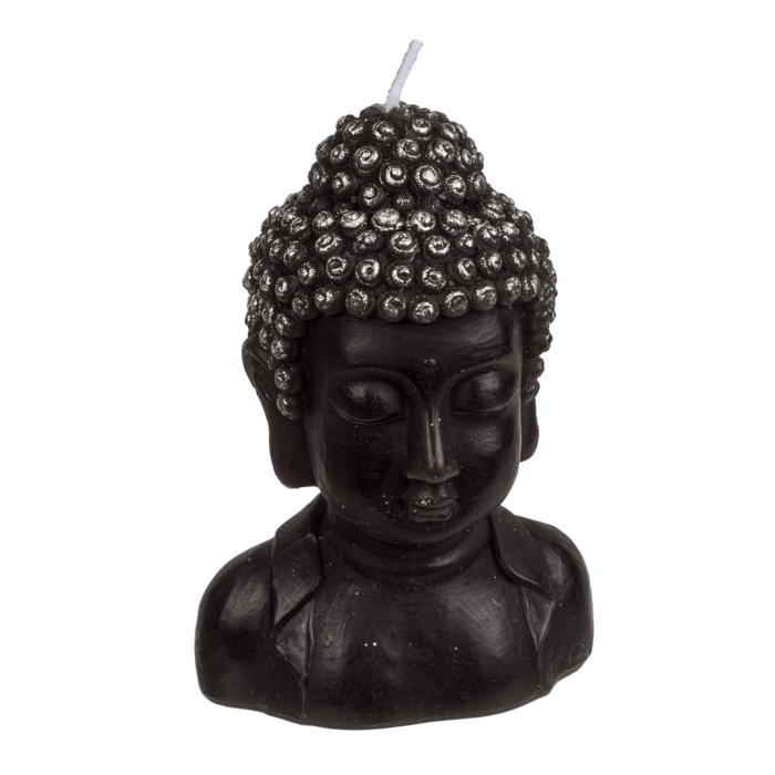 Candle, Buddha head, ca. 8 x 6,5 x 12,5 cm, - Image 2