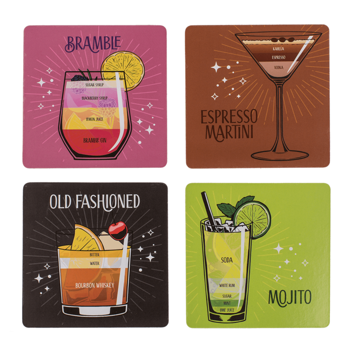Cork Coaster, Cocktail Recipes, - Image 4