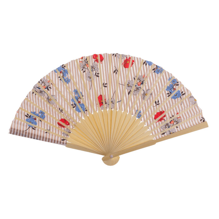 Fan, oriental flower, - Image 2