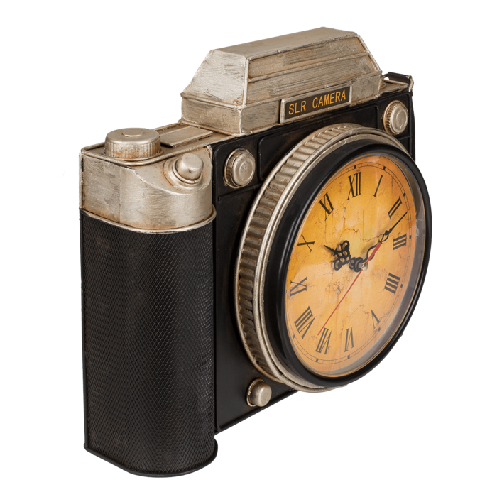 Metal key box, camera with clock, - Image 3