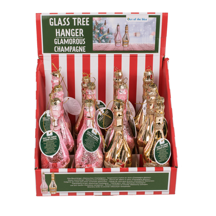 Glass tree hanger, Glamorous Champagne, - Image 2