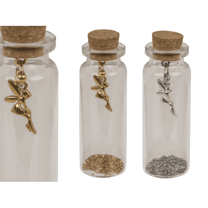 Glass vial with cork stopper, Magic,
