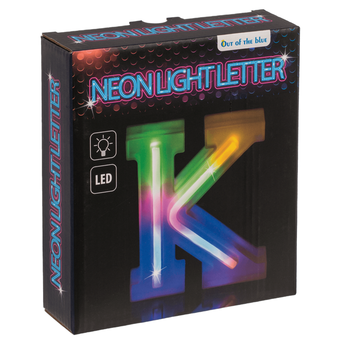 Neon Light Letter; K, Height: 16 cm, for - Image 3