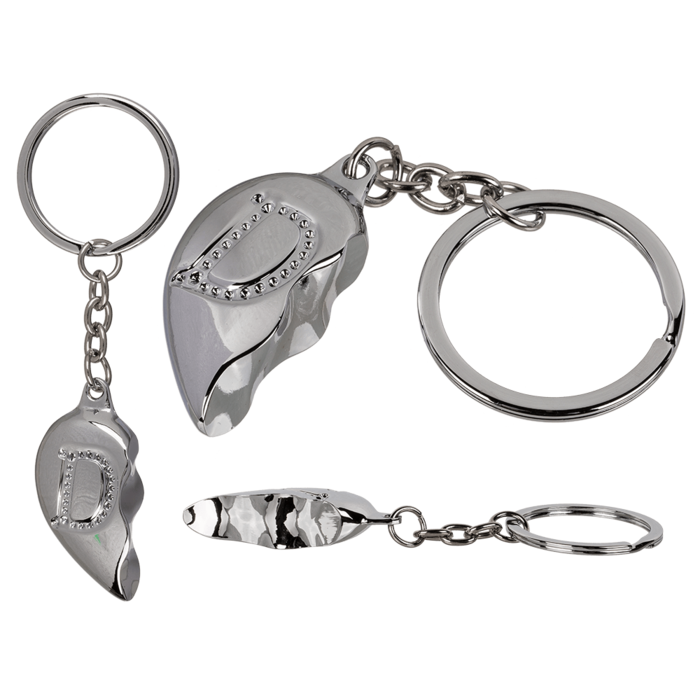 Metal Keychain, Broken Heart,