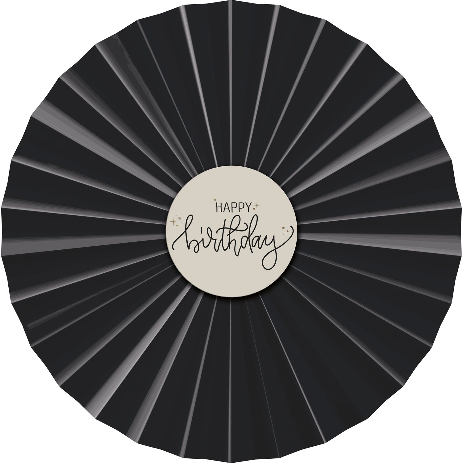 Deco Fan Set - Crème Noir - 3 pieces - Image 3