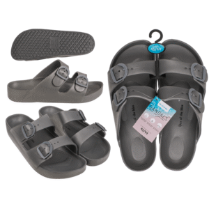 Men sandals, grey, size 43/44,