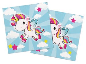Unicorn Napkins 33x33 cm - 20 pieces