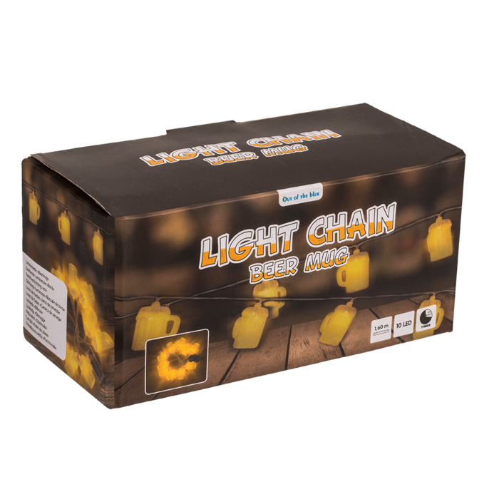 Llight chain, Beer mug, with 10 LED, - Image 3
