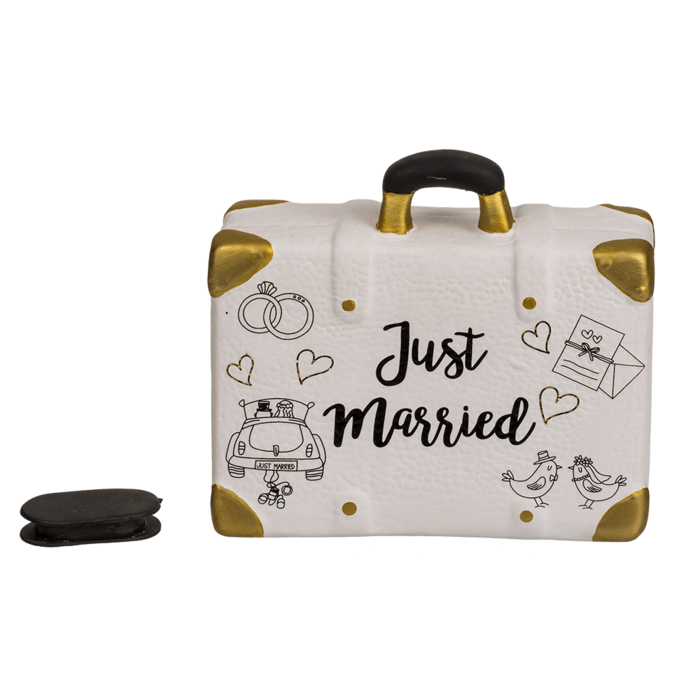 Savings box suitcase , Just married, - Image 2