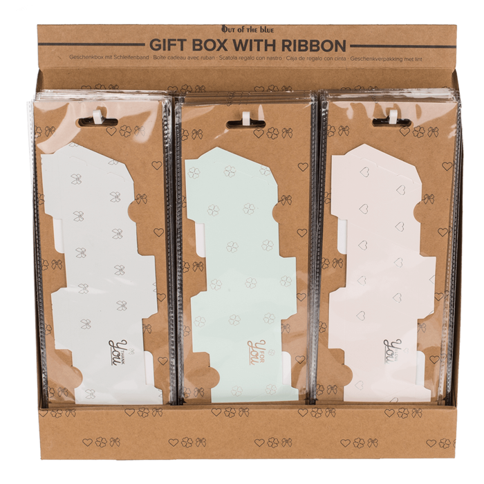 Gift box with ribbon, - Image 2